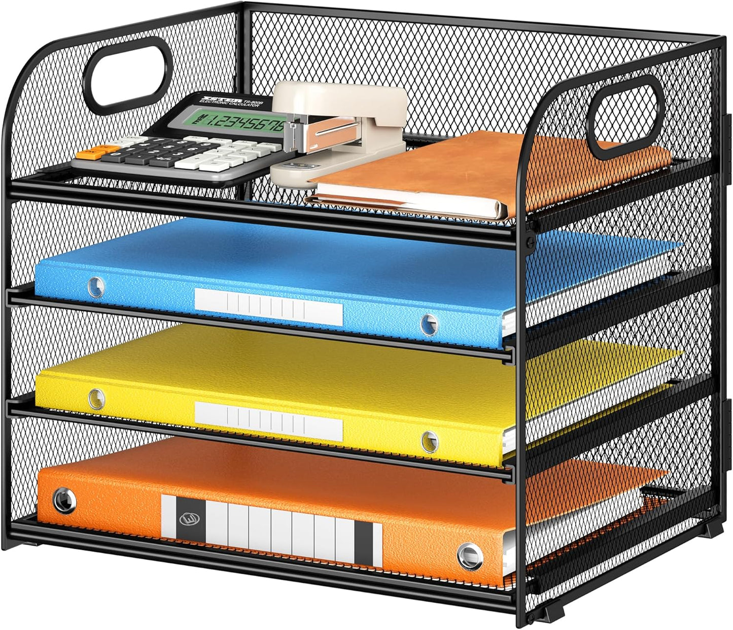 Compact 4-Tier Desk Tray for Effortless Organization by Lavatino