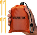 Water-Resistant Compact Blanket: 60x 56, BROWNTREK