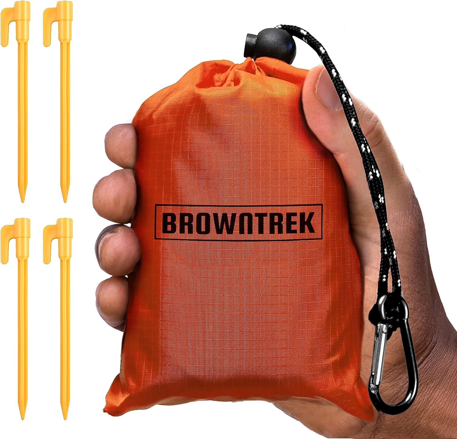 Water-Resistant Compact Blanket: 60x 56, BROWNTREK