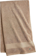 Lacoste Heritage 100% Supima Cotton Bath Sheet, Sand - Ultra Soft