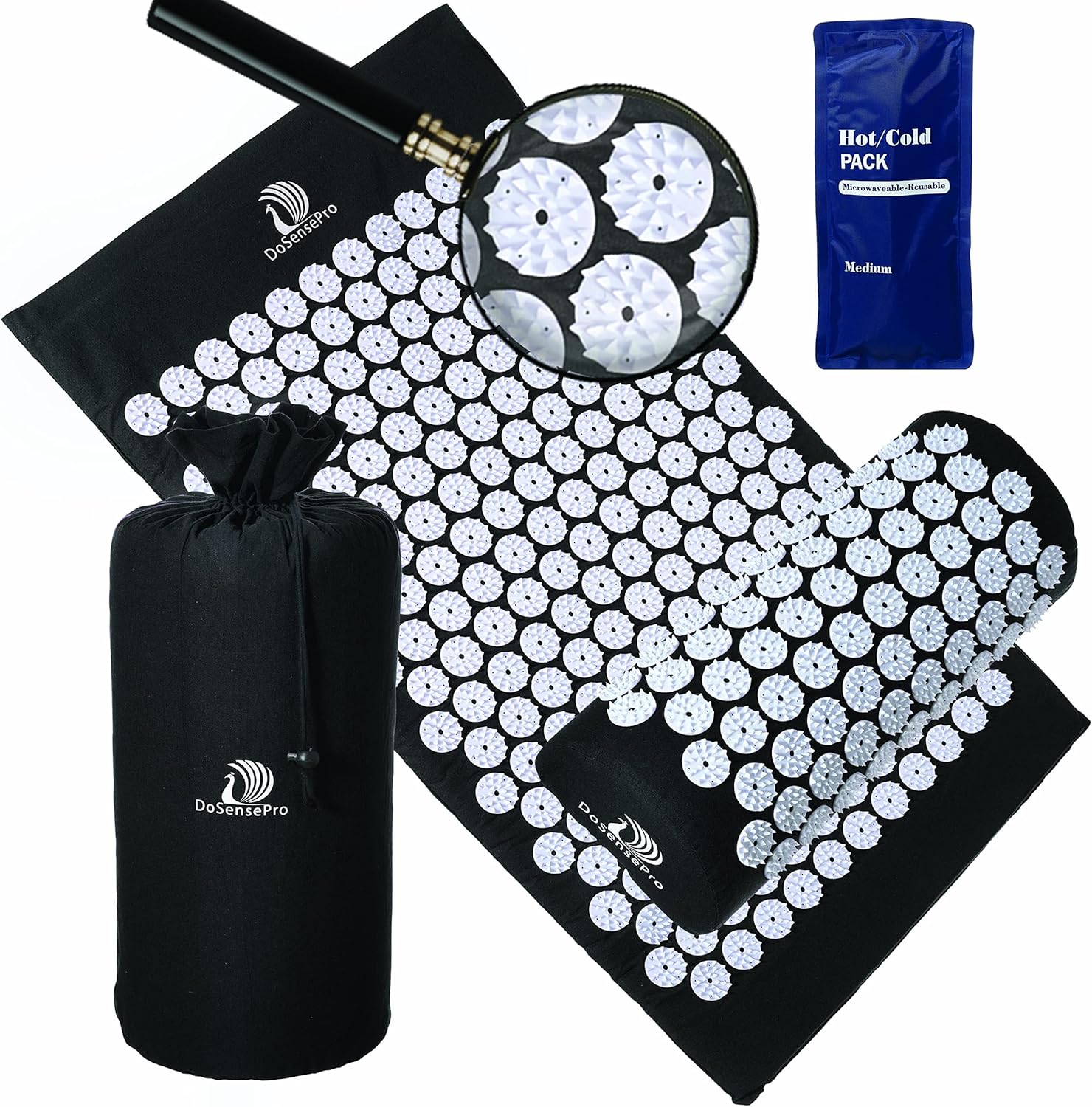 Acupressure Mat & Pillow Set for Back Pain Relief and Recovery