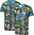 NFL Men's Hunter Camo Primary Logo Game Day V-Neck Top - FOCO