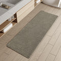 Checkered Bathroom Runner Rug 2 ft x 4 ft - Super Absorbent Quick Dry