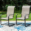 Sophia & William High Back Patio Dining Chairs for Comfort