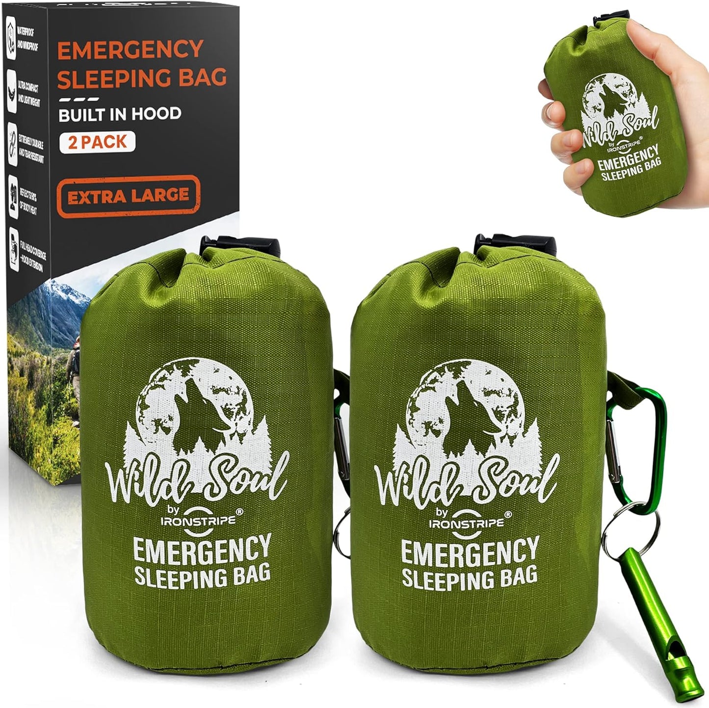 Ironstripe XL Emergency Sleeping Bag