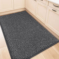 Kitchen Rugs 32x48 Non-Slip Runner - Absorbent Charcoal Mat