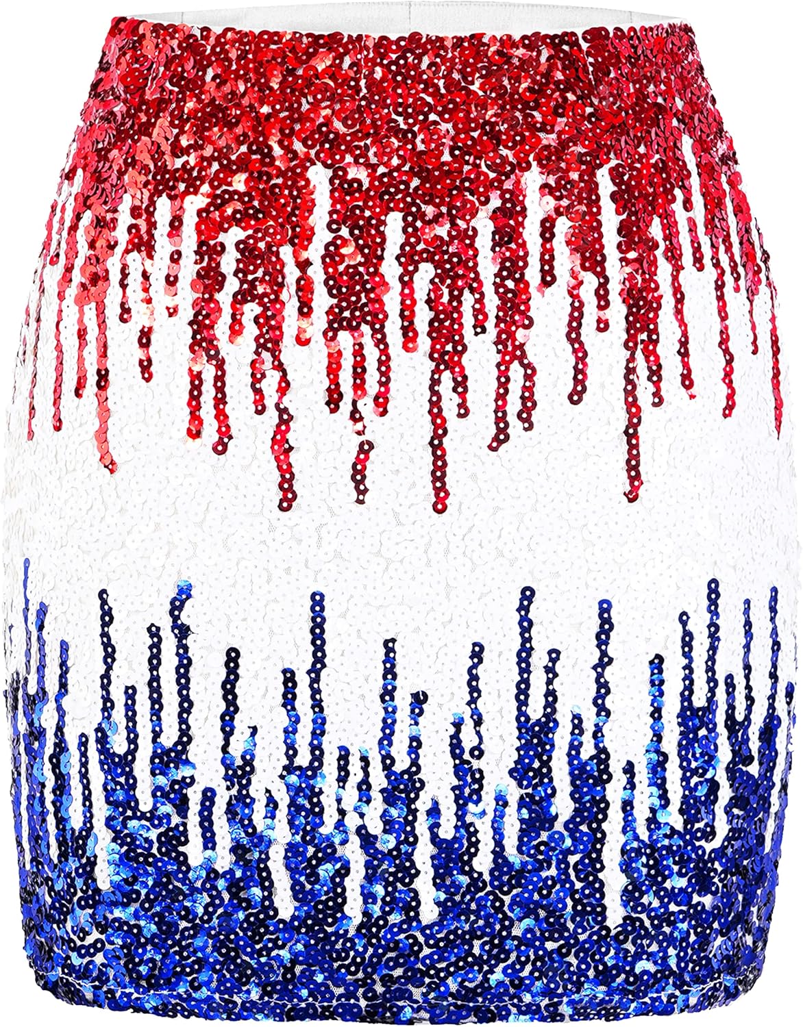 MANER Women's Sequin Skirt for Night Out Party and Events