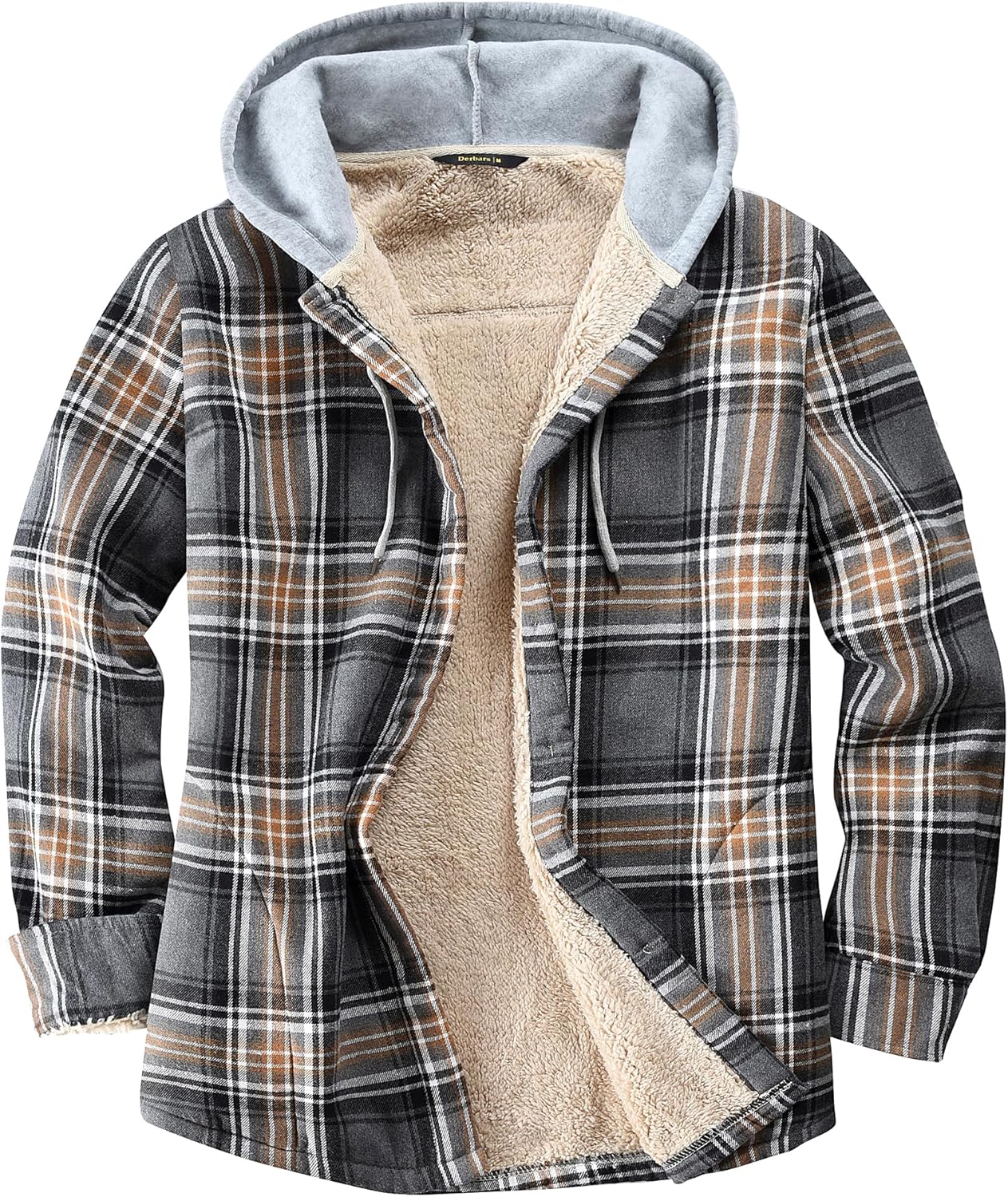 Women's Sherpa Lined Flannel Shirt Jacket for Cozy Winter Wear