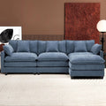 Ihanherry L Shaped Cloud Sofa 111.4 in Modular Sectional - Cloud
