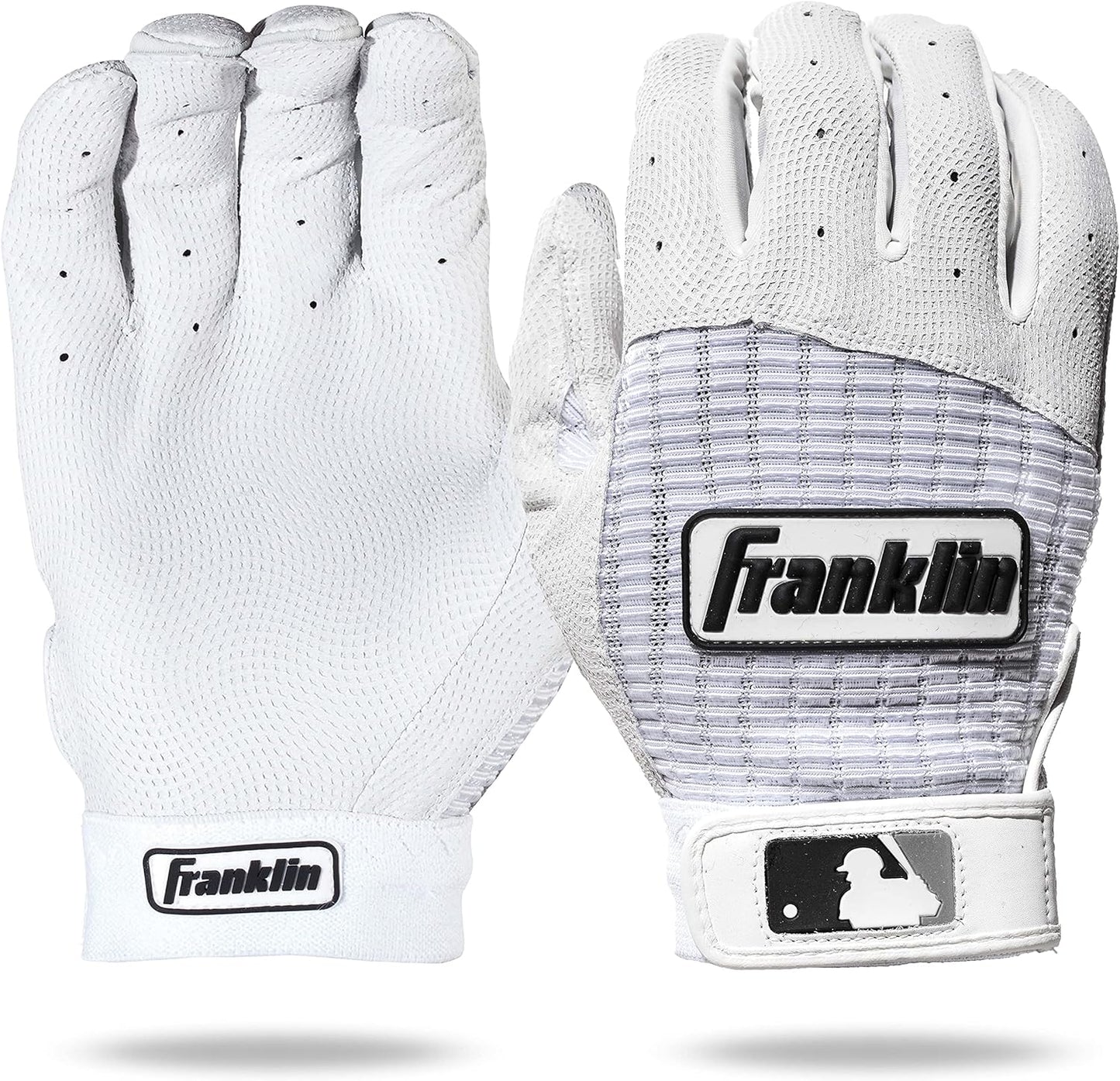 Franklin Sports MLB Baseball Batting Gloves for Ultimate Grip