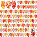 Fall Pumpkin Dog Bandanas Bulk 100 Pcs - 25 Styles for Pets