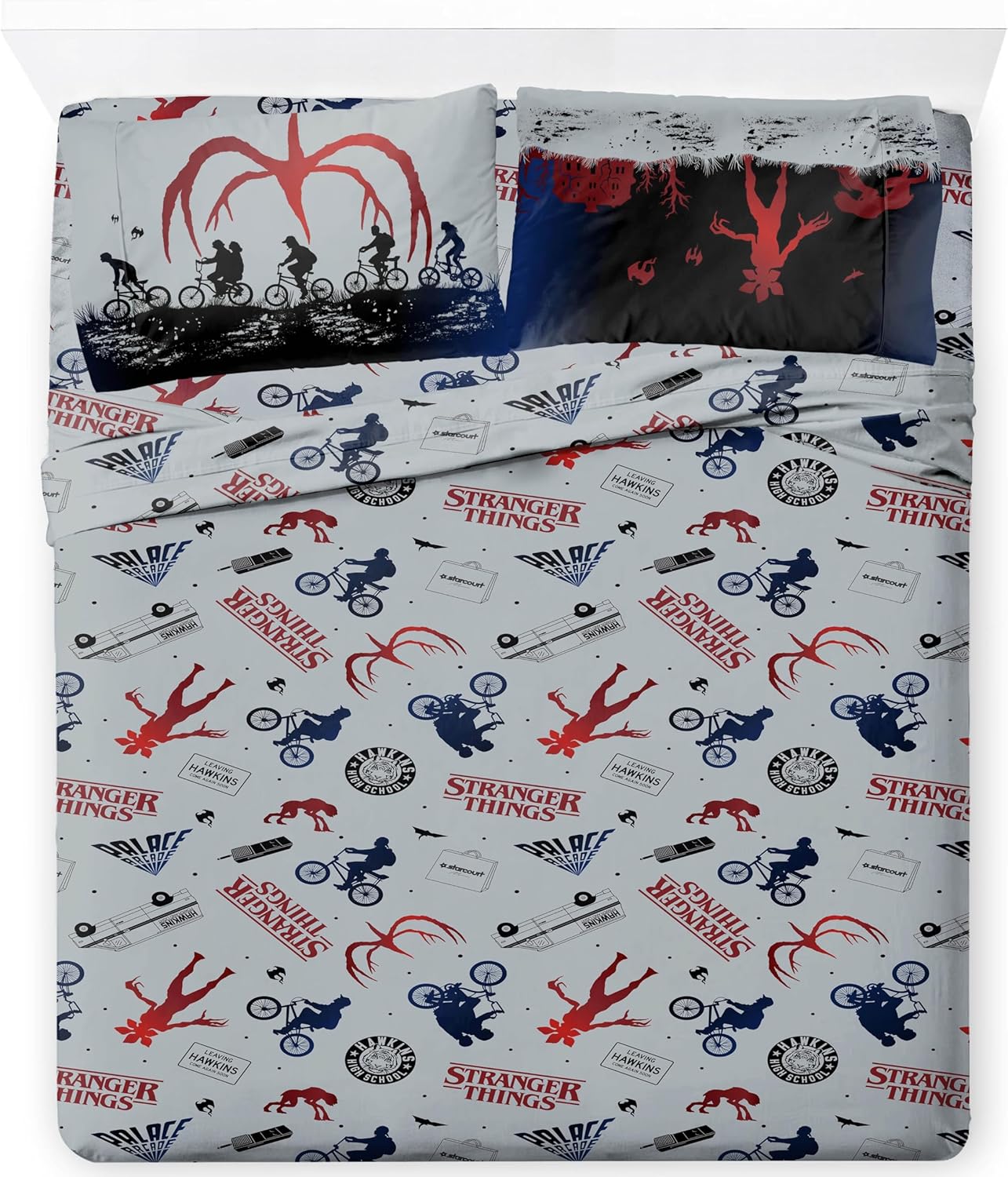 Stranger Things Sheet Set - Ultra-Soft Bedding for Fans