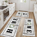 Tritard Non Slip Kitchen Rugs Set of 3 for Farmhouse Decor