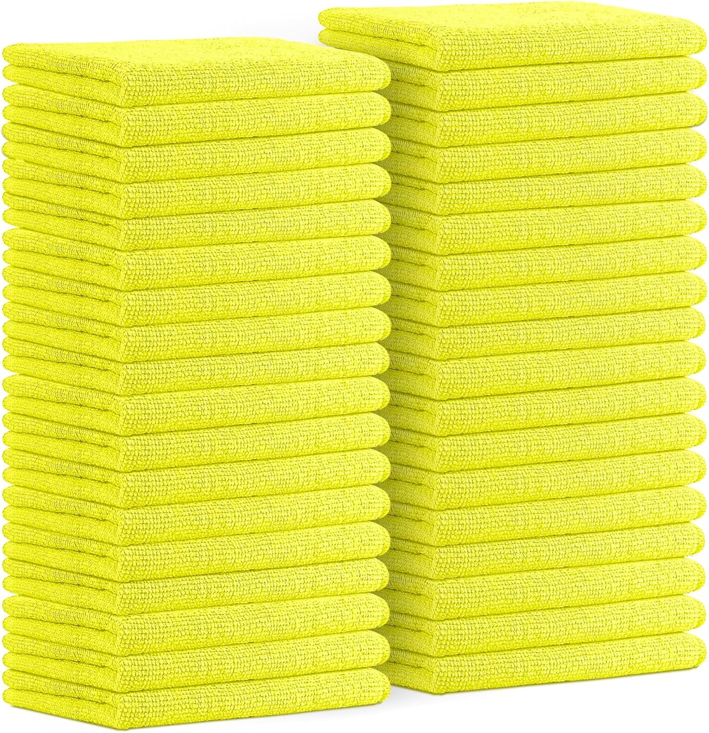 Avalon Towels Microfiber Cleaning Cloths - Value Pack of 36