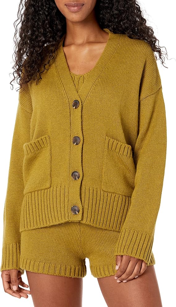 The Drop Women's Brigitte Chunky Button Front Cardigan Review