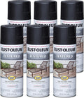 Stops Rust Textured Spray Paint, Black - Durable Matte Finish