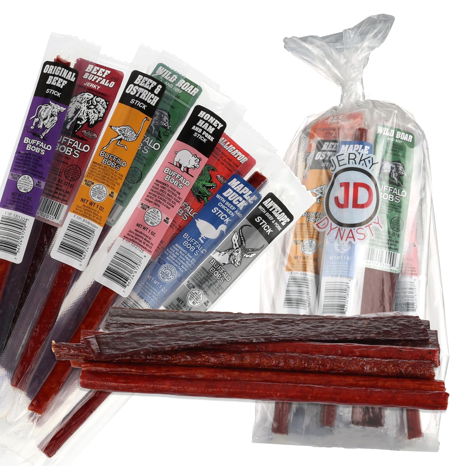 Ultimate 27-Piece Exotic Jerky Gift Set for Protein Snack Lovers