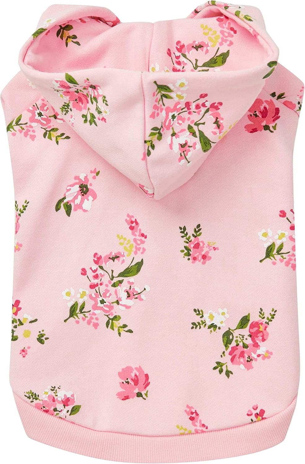 Blueberry Pet Baby Pink Daisy Dog Hoodie, Cozy & Cute! - 14 Back Length