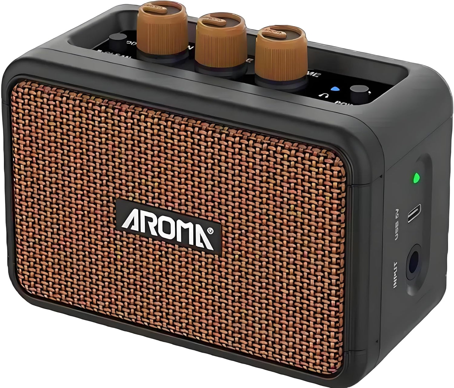 Portable Rechargeable Wireless Guitar Amp - 5W Dual Speakers