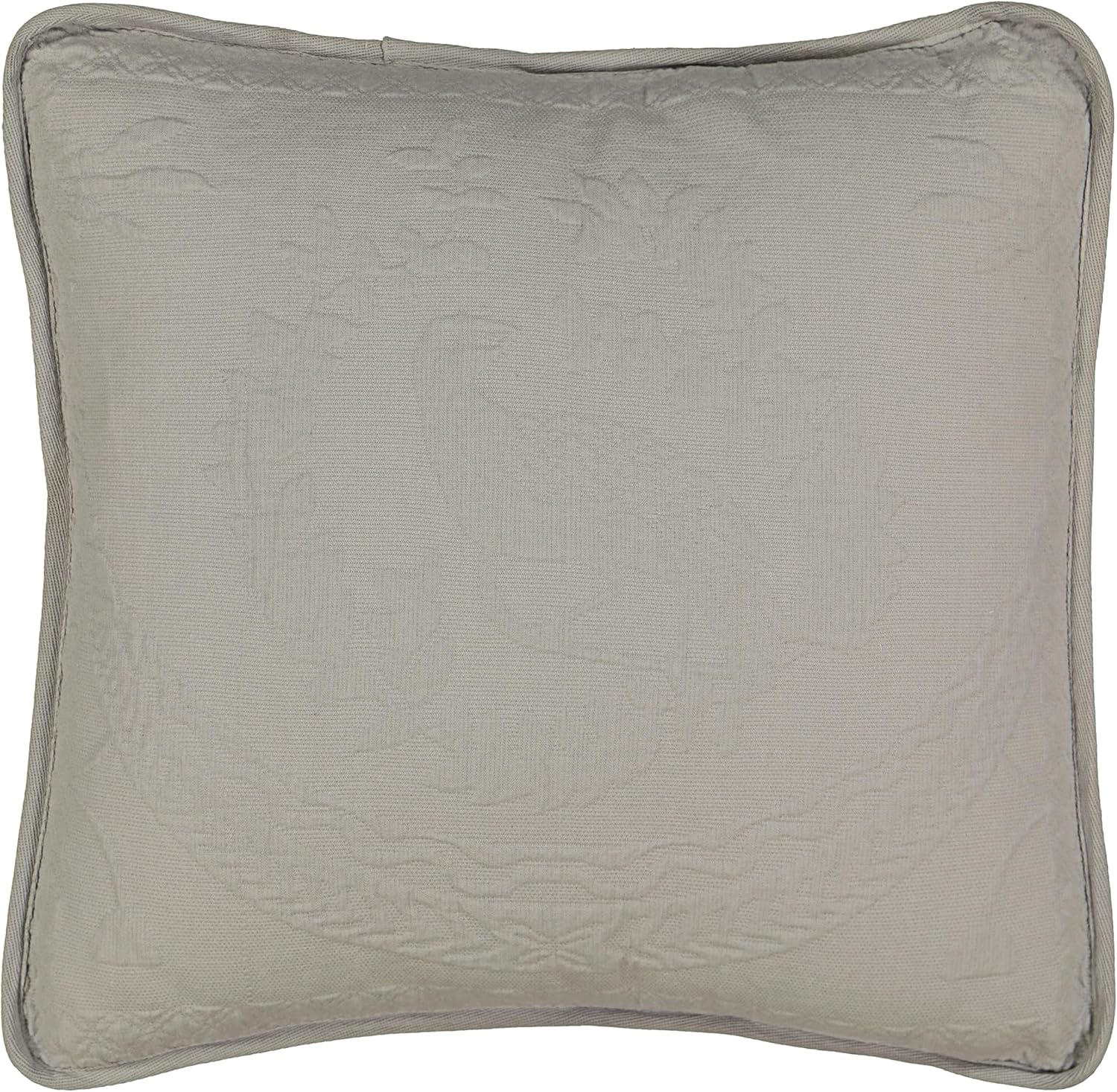 King Charles Modern Farmhouse Floral Matelasse Pillowcase