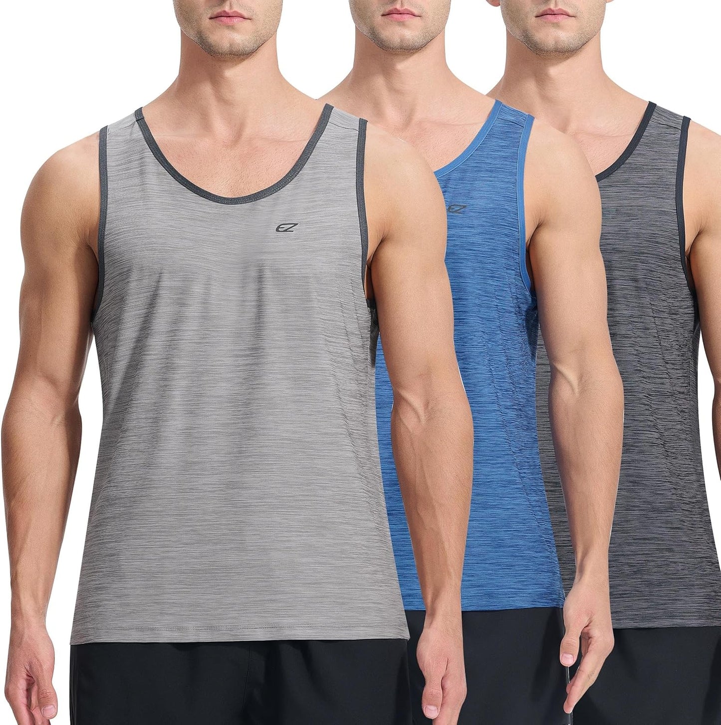 EZRUN Men's Tank Tops for Quick Dry Workout and Summer Fun