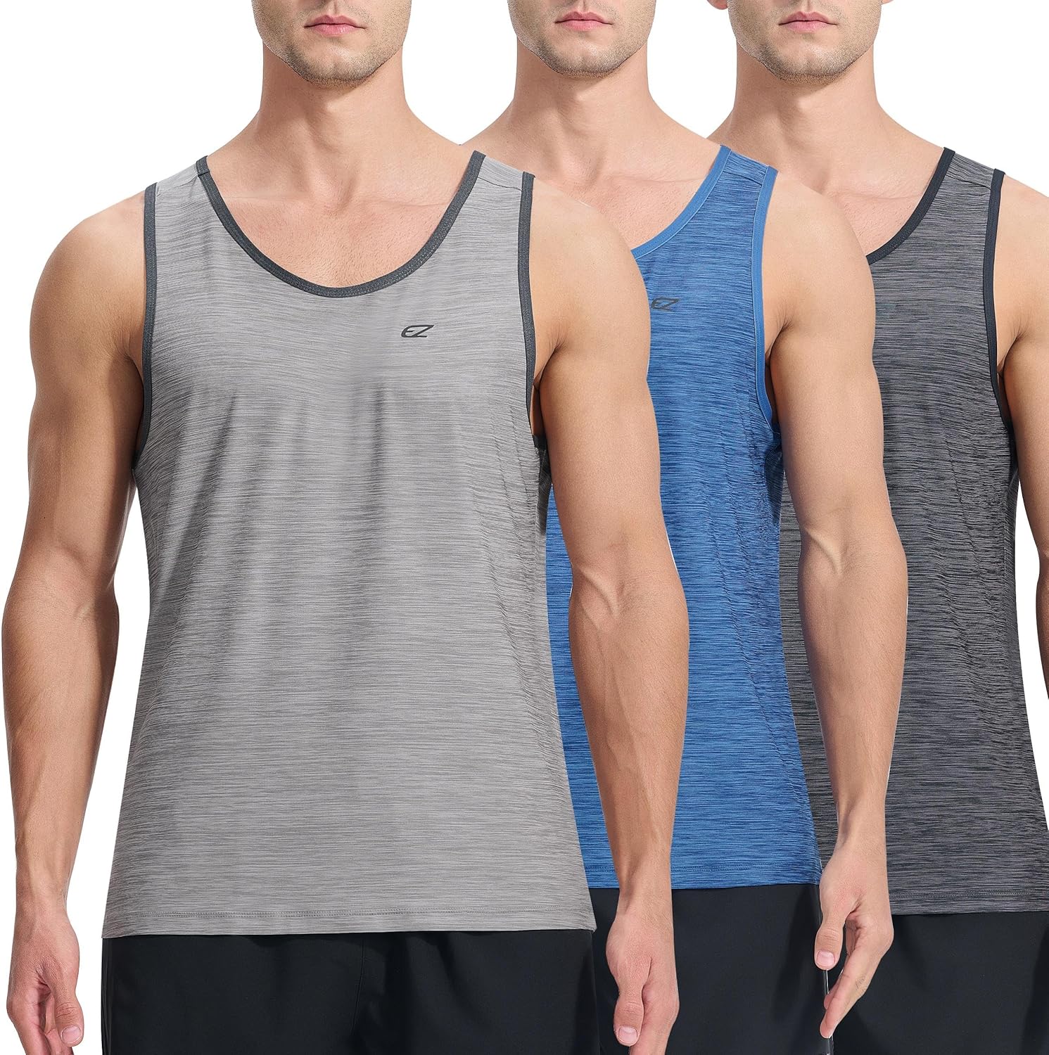 EZRUN Men's Tank Tops for Quick Dry Workout and Summer Fun