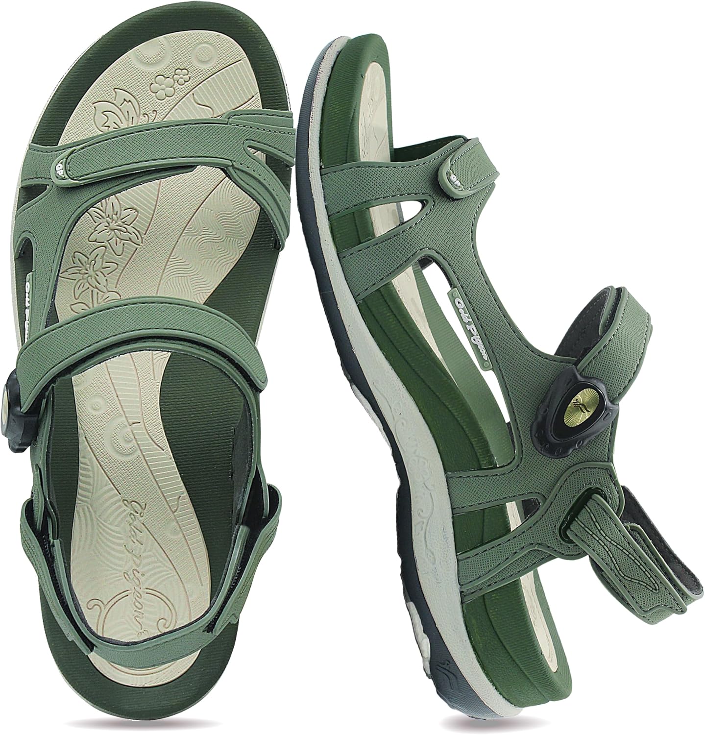 Gold Pigeon Shoes Easy Snap Lock Comfort Sandals for Women