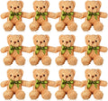 HyDren 12 Pack 10in Light Brown Bear Stuffed Animals - Party Favors