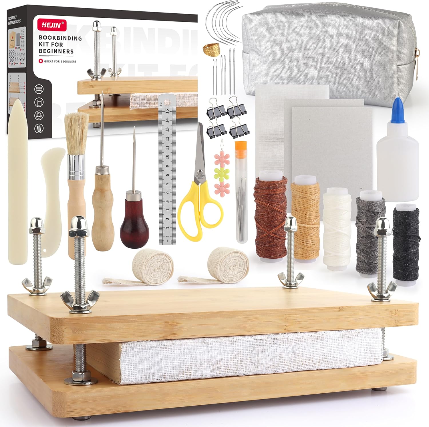 HEJIN Book Binding Kits for Beginners - Complete Set