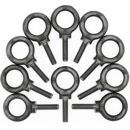 10 Pcs Lifting Shoulder Eye Bolts 5/16in-18 X 1-1/8in for Heavy Duty