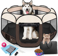 Dog Playpen 45 in Portable Pet Playpen - Spacious, Water-Resistant