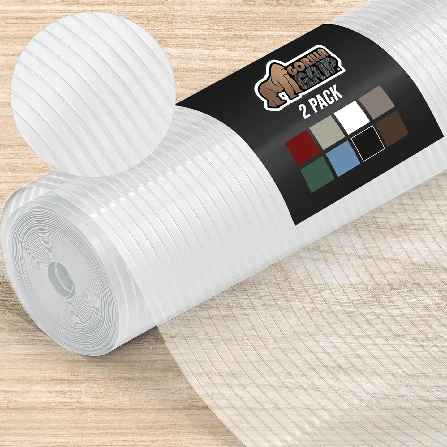GORILLA GRIP DuraGuard Shelf Liner for Kitchen and Bathroom Use