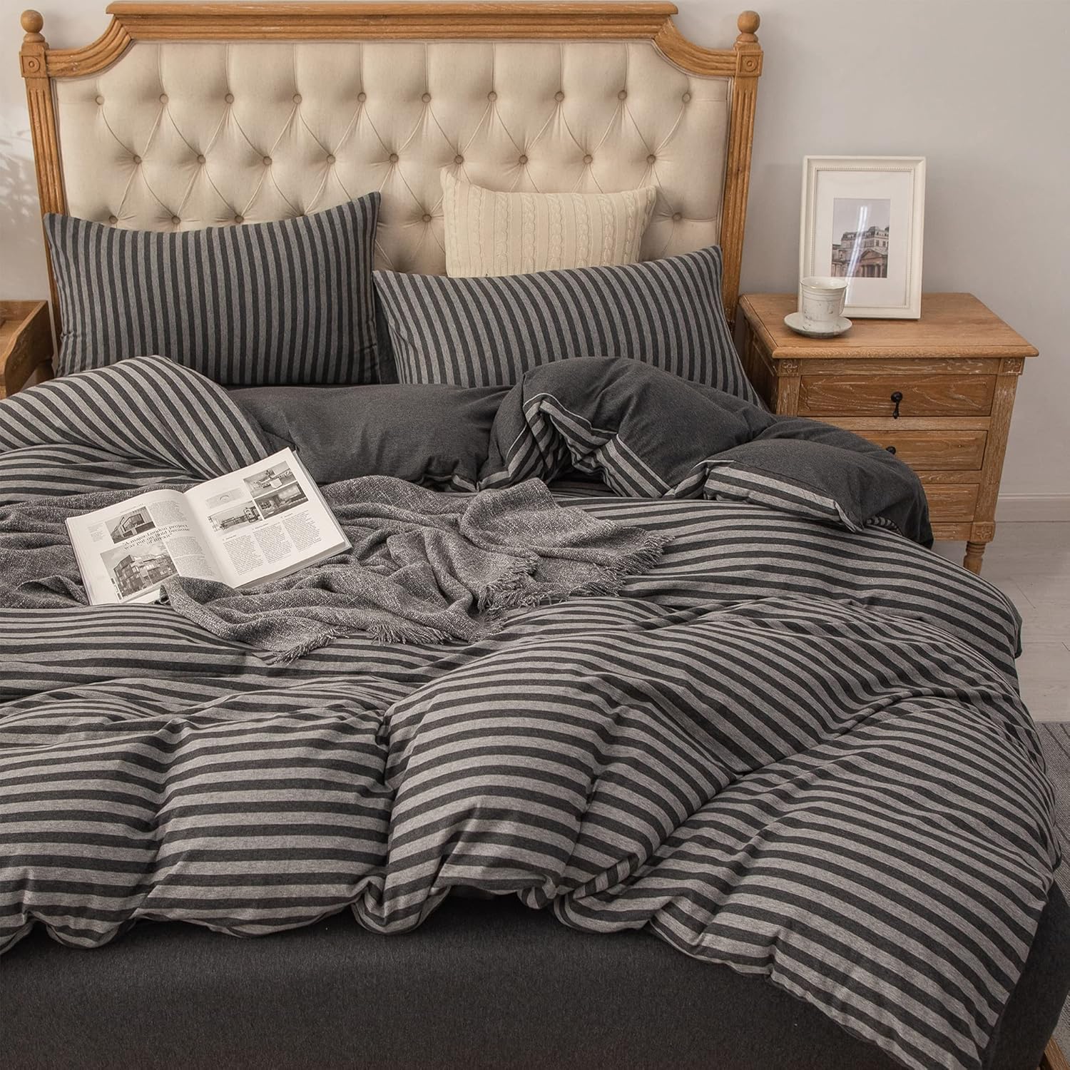 PURE ERA Jersey Knit Duvet Cover Set for Ultimate Comfort