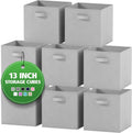 Fabric Storage Cubes for Cube Organizer - 8 Pack 13 in Bins