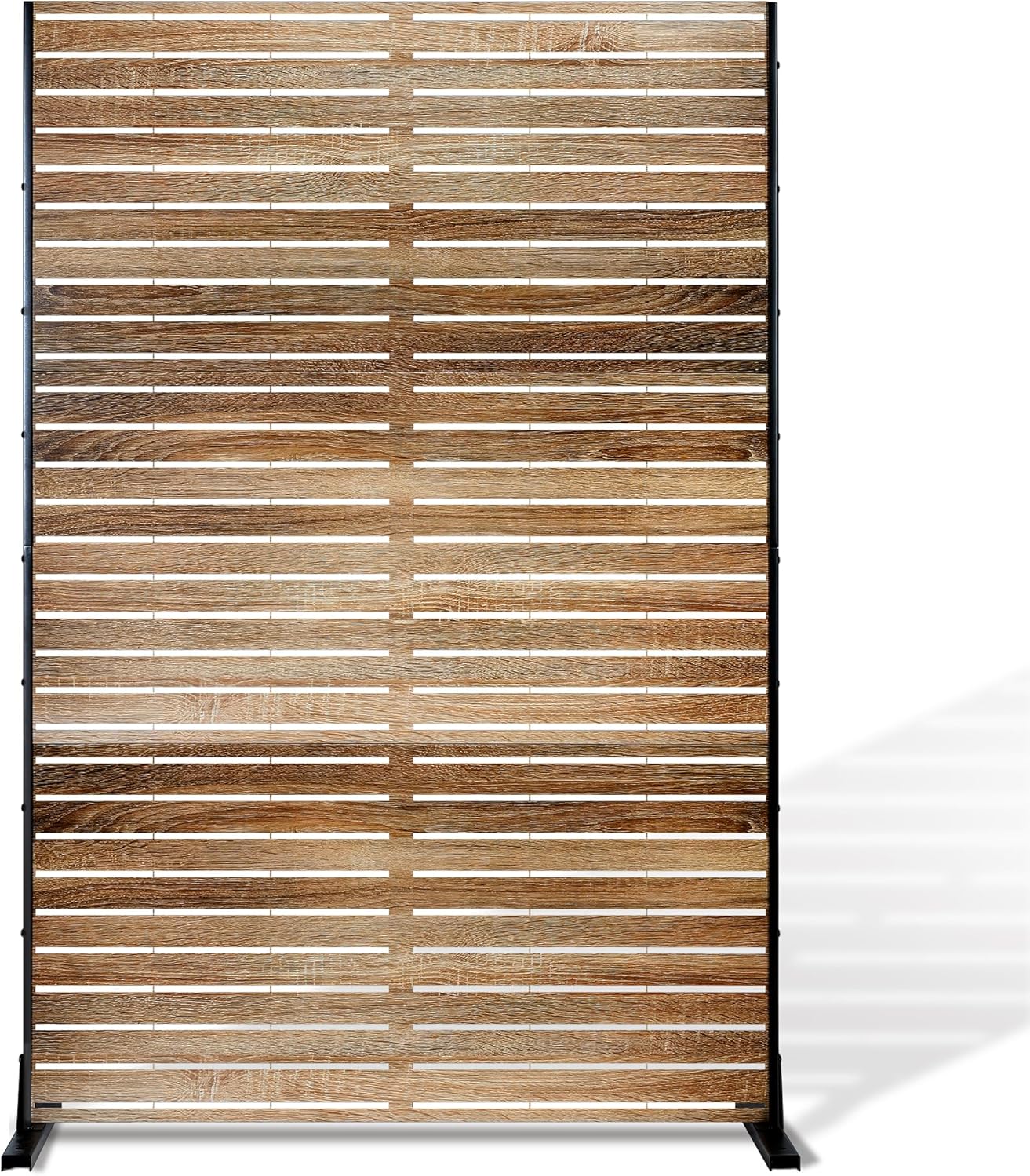 FENCY Metal Privacy Screen for Outdoor Deck and Patio Spaces