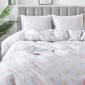 Wildflower Duvet Cover King - 100% Cotton Floral Set