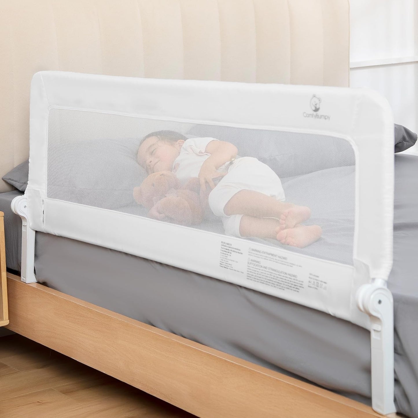 ComfyBumpy Bed Rail for Toddlers - Extra Tall Safety Guard