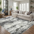 8x10 Area Rug for Living Room - Washable, Anti-Slip Modern Abstract