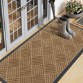 Smiry Front Door Mat Outside Entrance 59x23 - Heavy Duty Dirt Trap