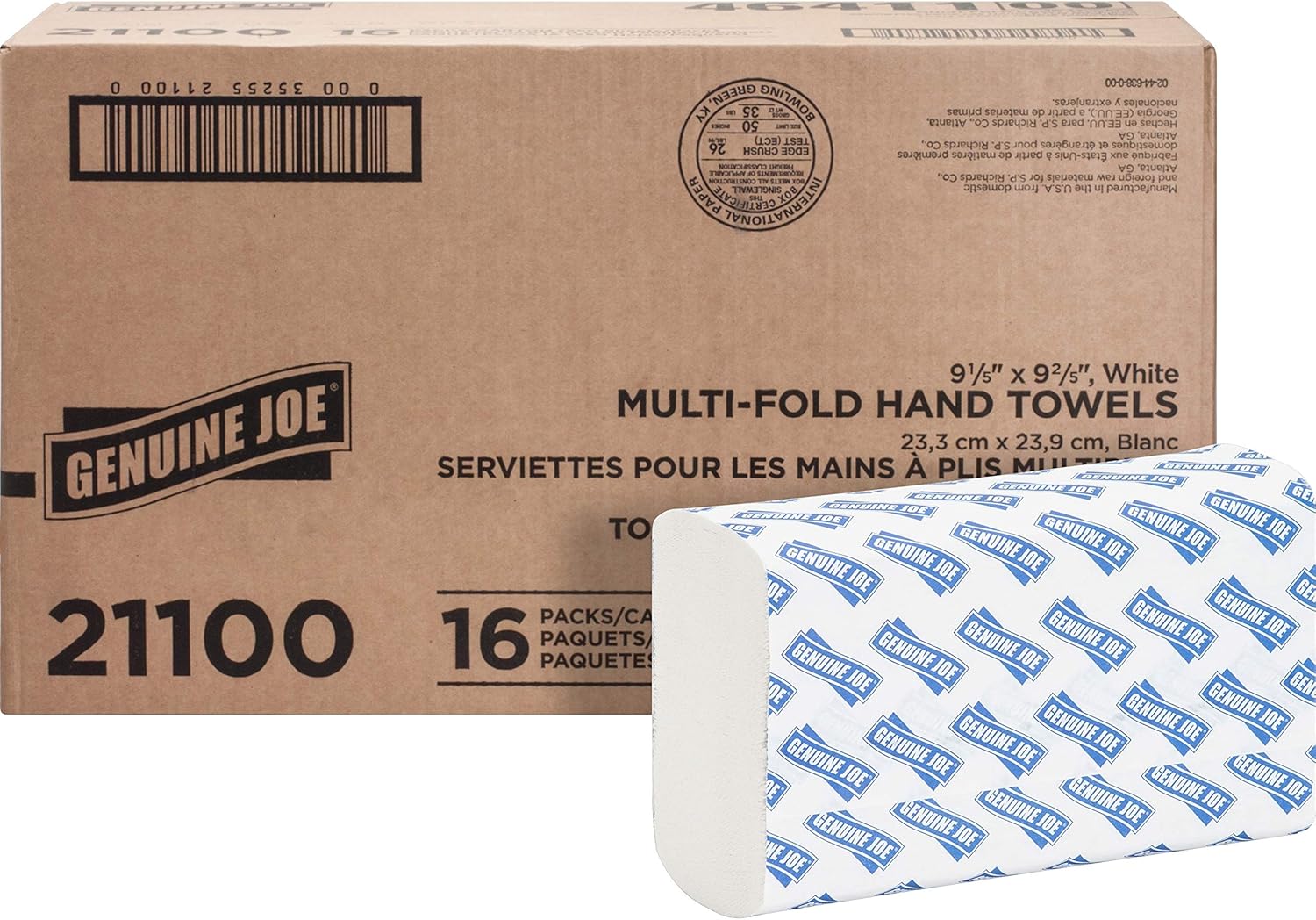 Genuine Joe Multifold Hand Towels for Efficient Restroom Use