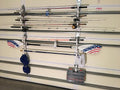 Storage Rack for Garage Doors with Hooks for Fishing Rods and Paddles
