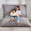 Giant 3-in-1 Plush Fur Bean Bag Chair for Comfortable Adult Seating
