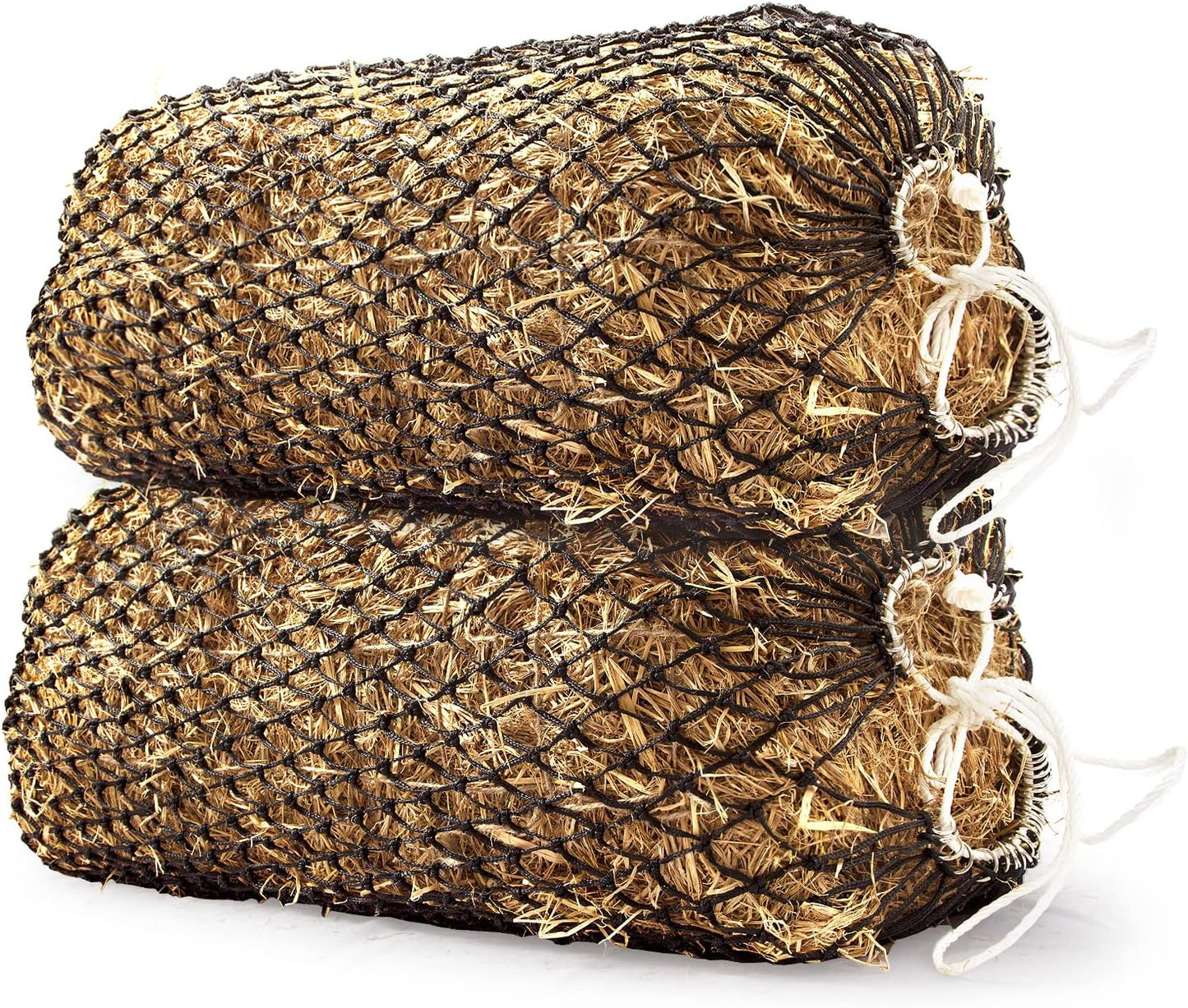Bloomoak Slow Hay Net Feeder for Horses - Durable PE Hay Bags