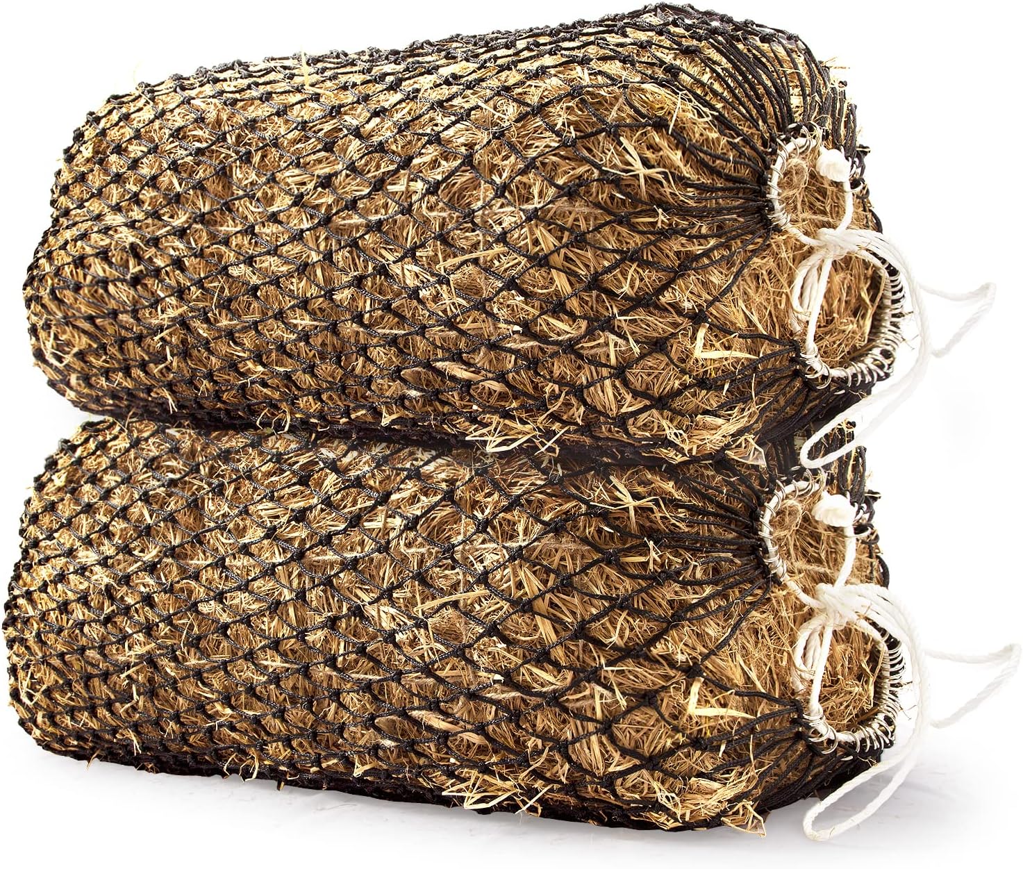 Bloomoak Slow Hay Net Feeder for Horses - Durable PE Hay Bags