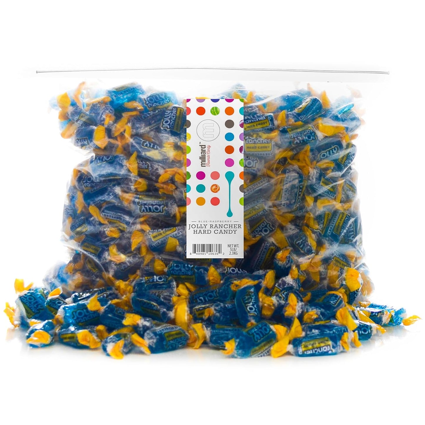 Jolly Rancher Hard Candy Blue Raspberry 5 Pound Resealable Bag