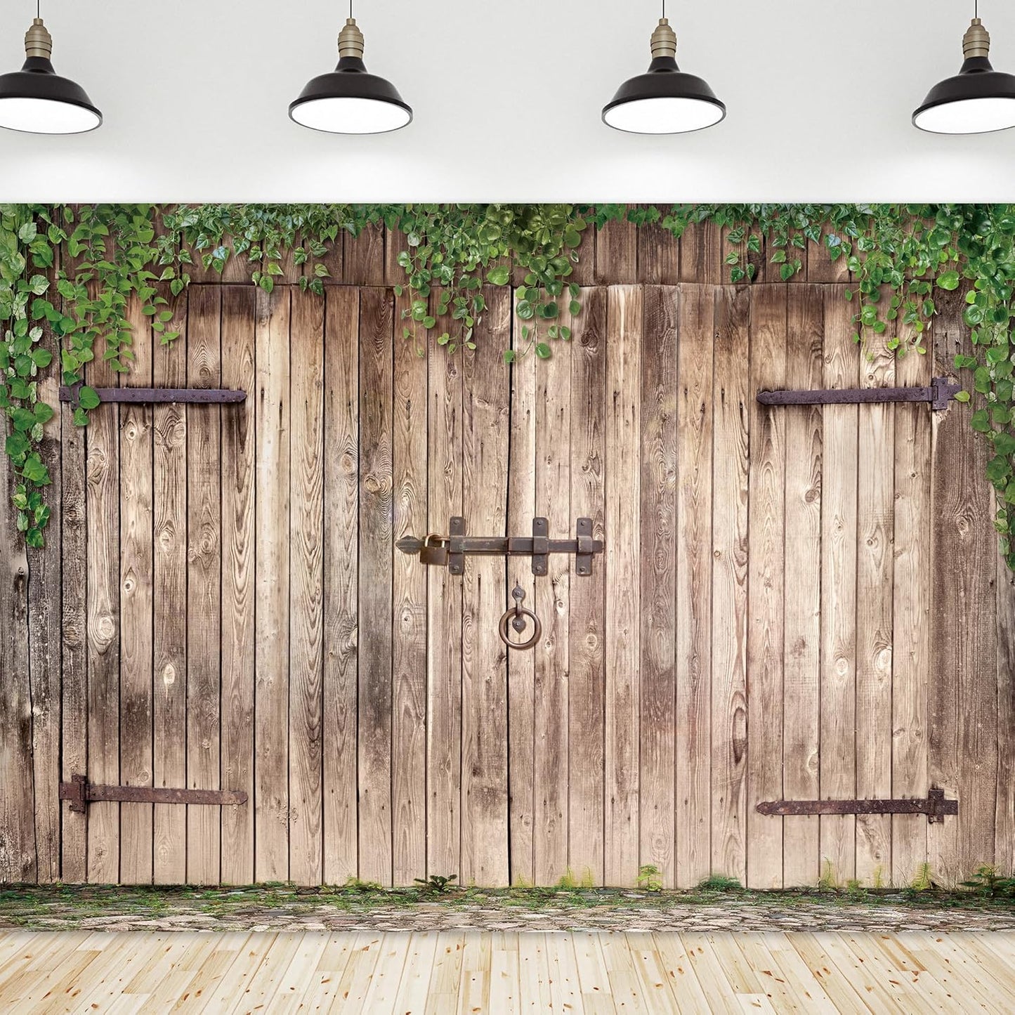 Riyidecor Western Rustic Barn Backdrop for Photography Events