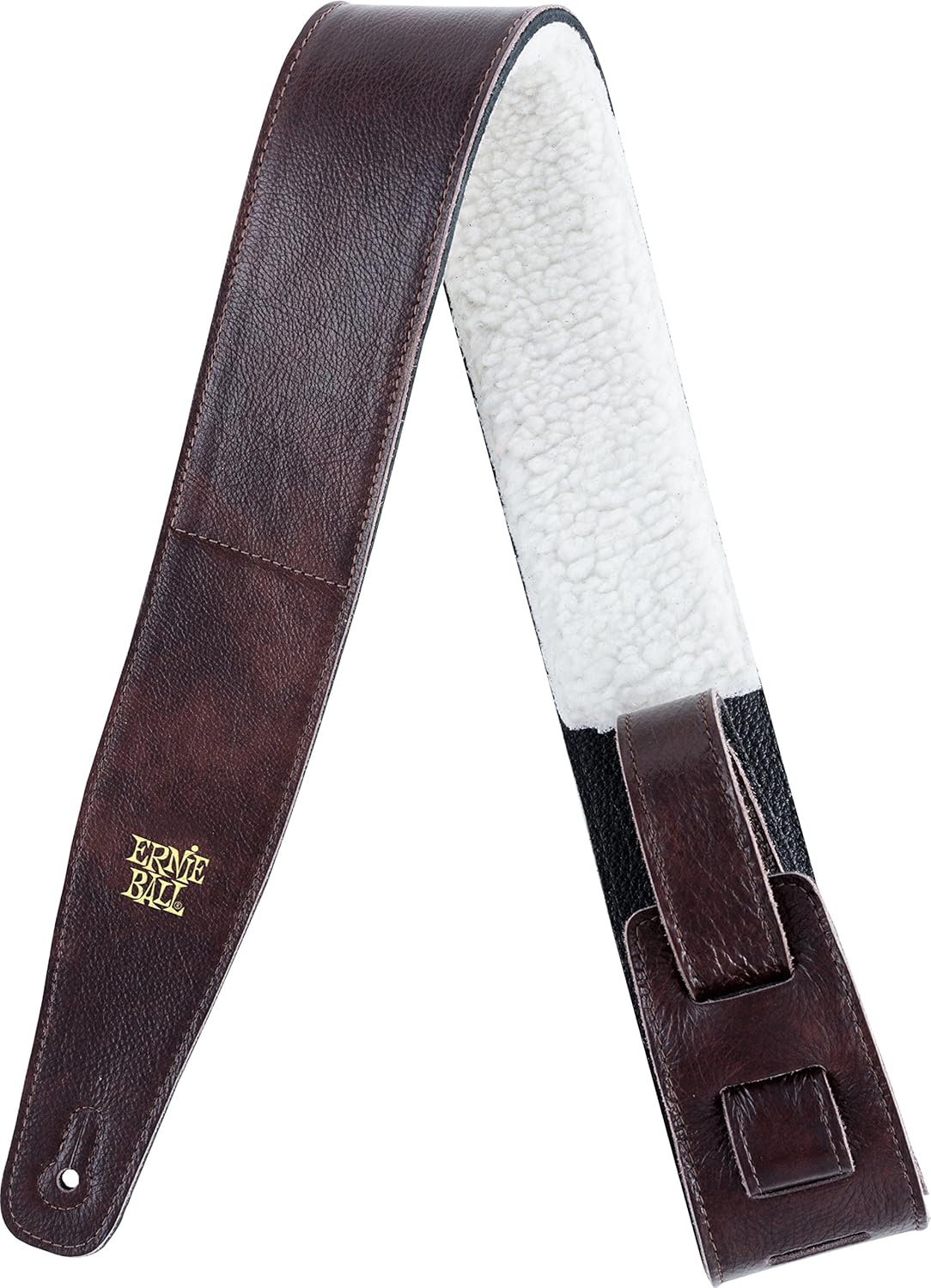 Premium Comfort: Ernie Ball Italian Leather Guitar Strap