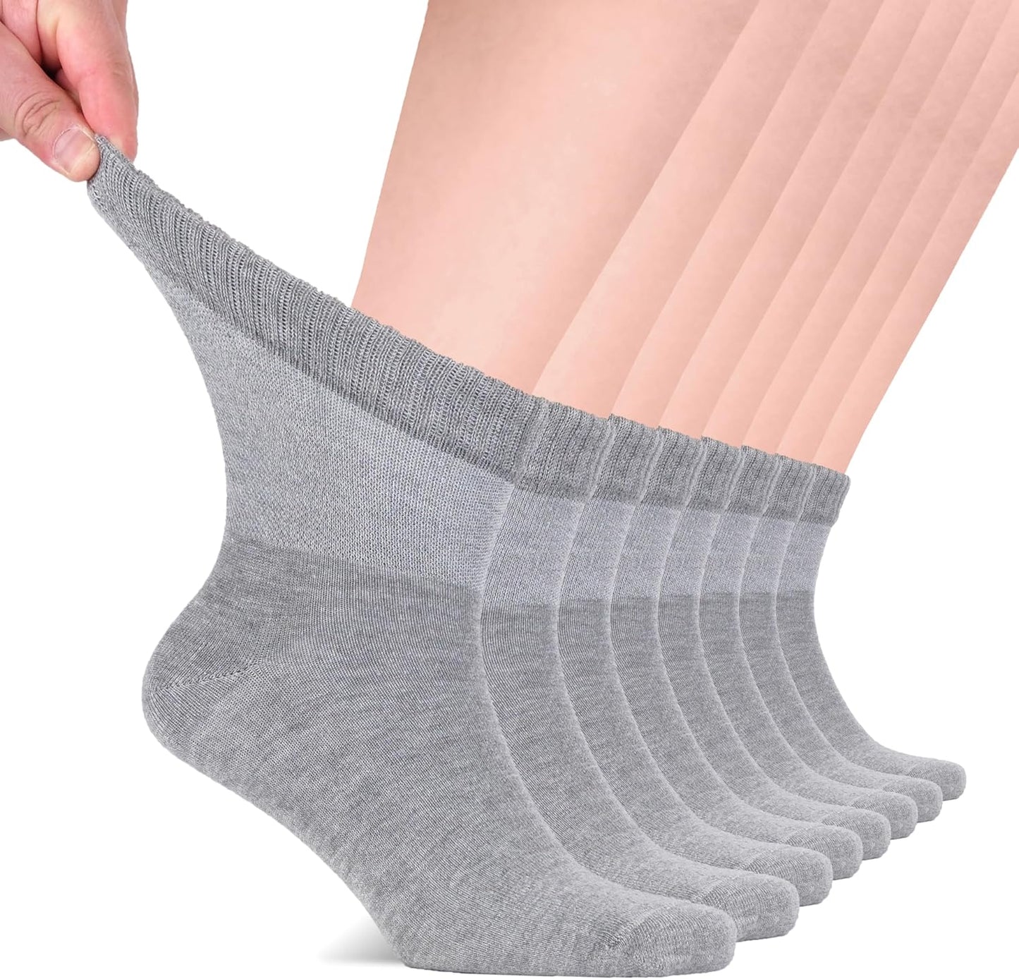 Hugh Ugoli Diabetic Socks for Men - Soft, Breathable Comfort