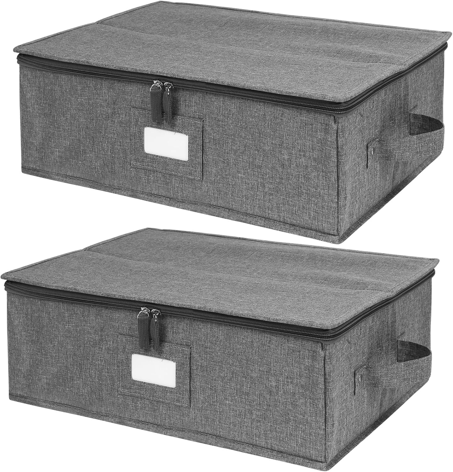 Stackable China Storage Containers for Safe Platter Storage