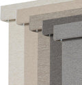 Blackout Roller Shades 32in x 72in - Cordless Linen Thermal Grey